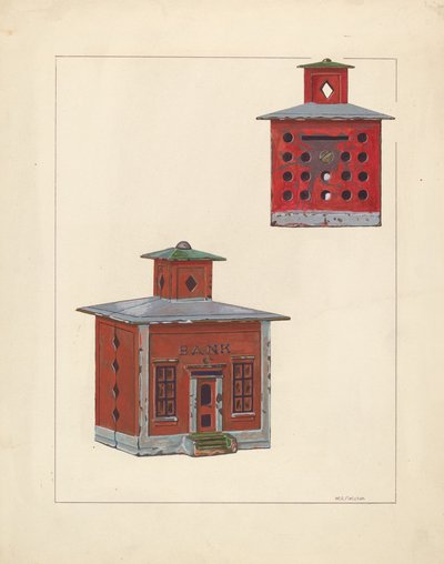 Red School House Bank by William O. Fletcher