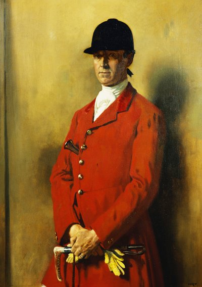 Portrait of Captain Marshall Roberts, Master of the Fox Hounds by William Orpen