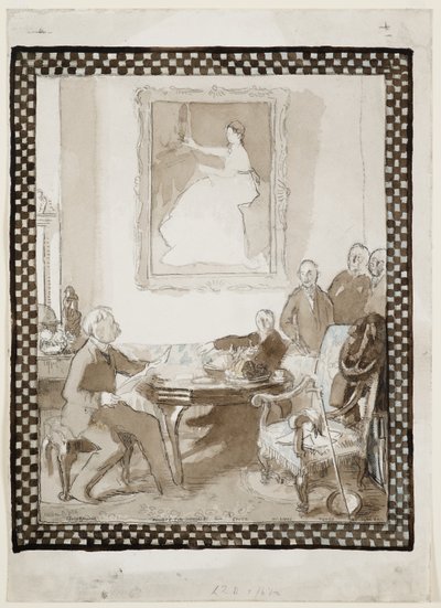 Study for the Oil Painting 