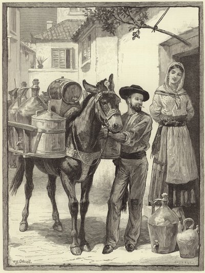 A Vendor of Oil and Vinegar by William Overend Geller