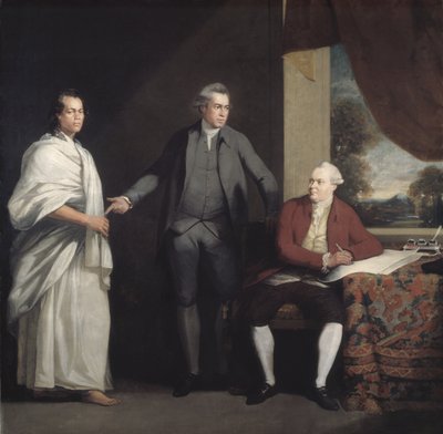 Omai, Joseph Banks and Dr Daniel Solander by William Parry