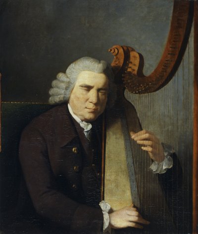 The Blind Harpist, John Parry by William Parry