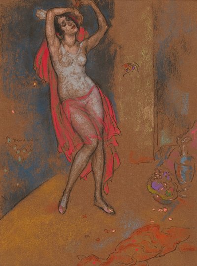 Anna Pavlova in Oriental Fantasy, Chicago, 1915-16 by William Penhallow Henderson