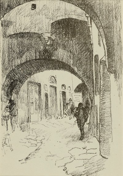 Arches, Via Strozzi by William Penhallow Henderson
