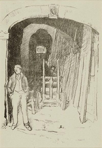 The Wood Sawyer by William Penhallow Henderson