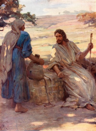 The Woman at the Well of Samaria, John iv, 6, 7 by William Pratt