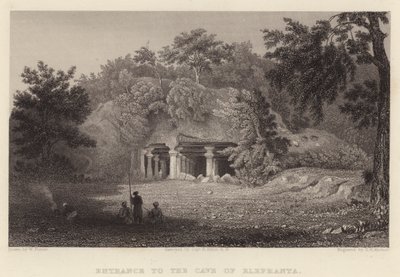 Entrance to the Cave of Elephanta by William Purser