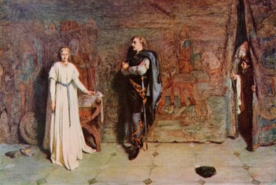 Shakespeare: Hamlet and Ophelia, Hamlet, Act III, Scene 1 by William Quiller (after) Orchardson
