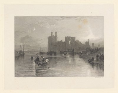 Caernarvon Castle, Wales by William Radclyffe