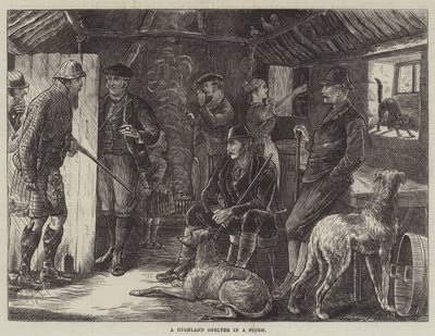 A Highland Shelter in a Storm by William Ralston