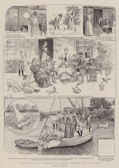 A Scotch Family Robinson and Their Holiday on an Island by William Ralston