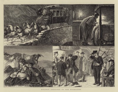 Holiday Sketches in the Highlands by William Ralston