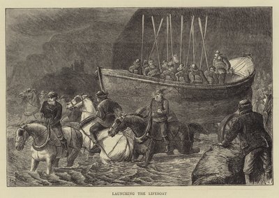 Launching the Lifeboat by William Ralston