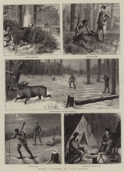 Moose Hunting in Nova Scotia by William Ralston