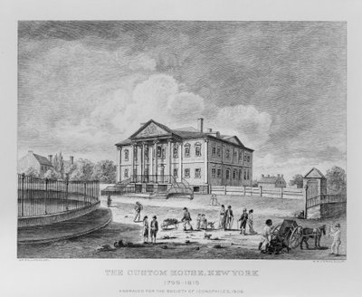 The Custom House, New York by William Rollinson