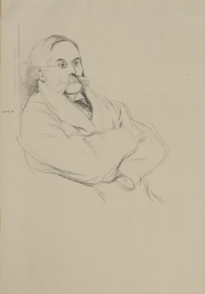 Portrait of Moritz Rothenstein by William Rothenstein