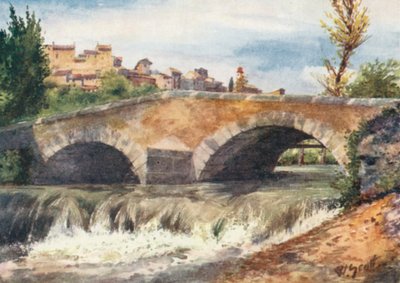 Old Bridge, Cagnes by William Scott