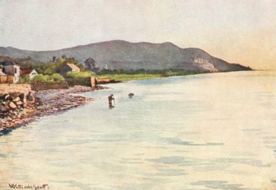 On the Shore, Diano Marina, Cervo in the Distance by William Scott