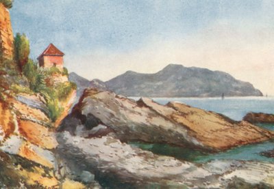 Rocks on the Shore, Nervi by William Scott
