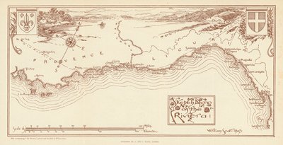 Sketch Map of the Riviera by William Scott