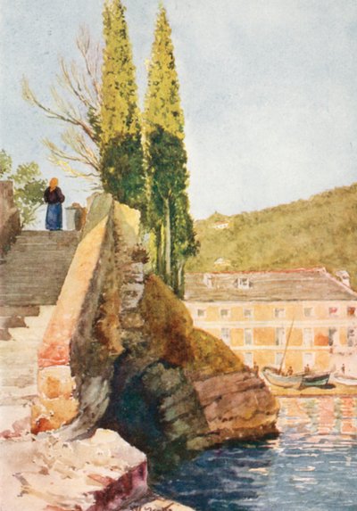 The Cavetto di San Michele, near Rapallo by William Scott