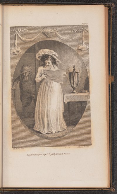 Illustration for Canto IV by William Sharp after Thomas Stothard
