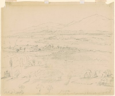 Valley with River and Mountains by William Sidney Mount