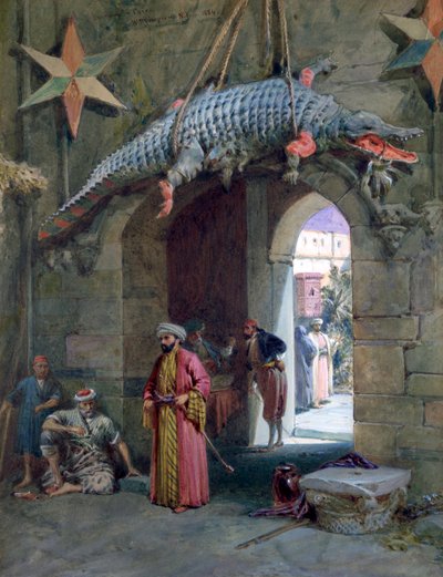 A Doorway in Cairo, 1884 by William Crimea Simpson