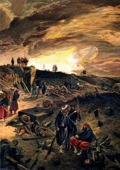After the Taking of Malakoff on 8th September 1855 by William Crimea Simpson