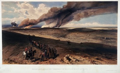 The Redan and the British trenches by William Crimea Simpson