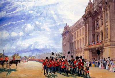 The Return of the Guards from the Crimea by William Simpson