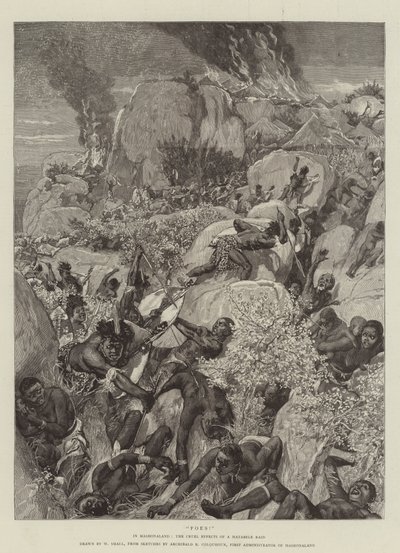 Foes! In Mashonaland, the Cruel Effects of a Matable Raid by William Small