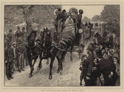The Four-in-Hand Club in Hyde Park by William Small