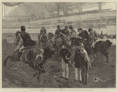 The Islington Horse Show, Judging Weight-Carrying Hunters by William Small