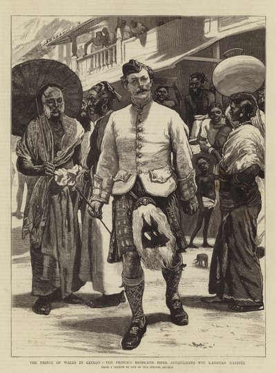 The Prince of Wales in Ceylon, the Prince