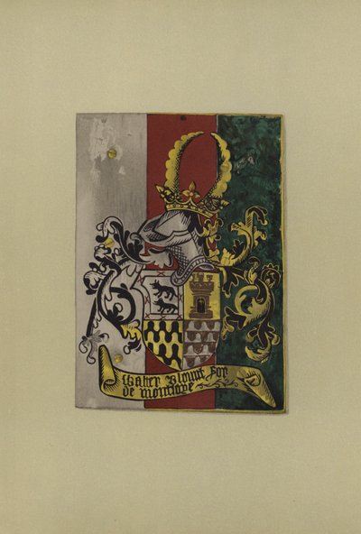 Sir Walter Blount, Lord Mountjoy, 1472-1474 by William St John Hope