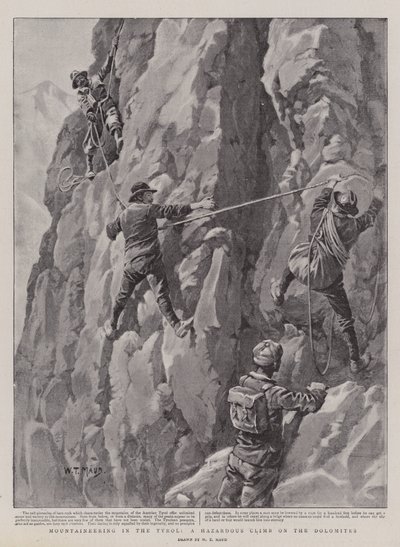 Mountaineering in the Tyrol, a Hazardous Climb on the Dolomites by William T. Maud