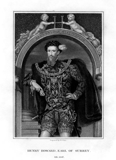 Henry Howard, Earl of Surrey, English Aristocrat and Poet by William Thomas Fry