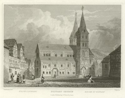 Boppart Church by William Tombleson