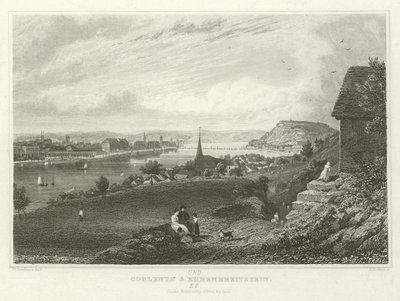 Coblentz and Ehrenbreitstein by William Tombleson