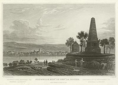 Neuweid and Monument of General La Hoche by William Tombleson