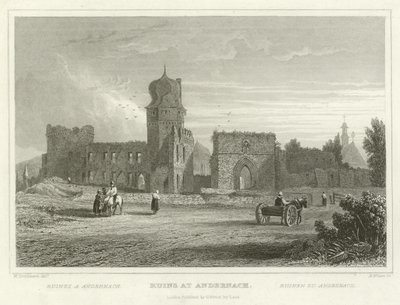Ruins at Andernach by William Tombleson