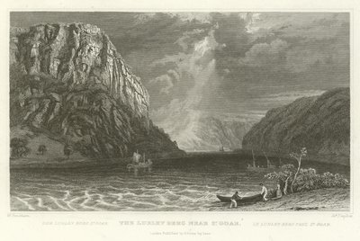 The Lurley Berg Near St Goar by William Tombleson