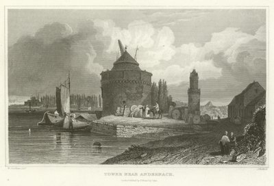 Tower Near Andernach by William Tombleson