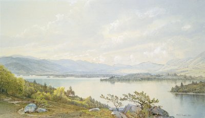 Lake Squam and the Sandwich Mountains by William Trost Richards