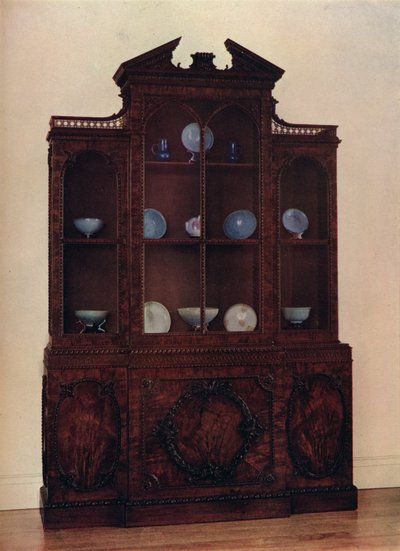 Mahogany Glass-Fronted Case by William Vile