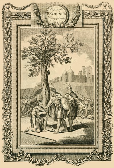 King Athelstan saving the Life of his Father, Edward the Elder by William Walker