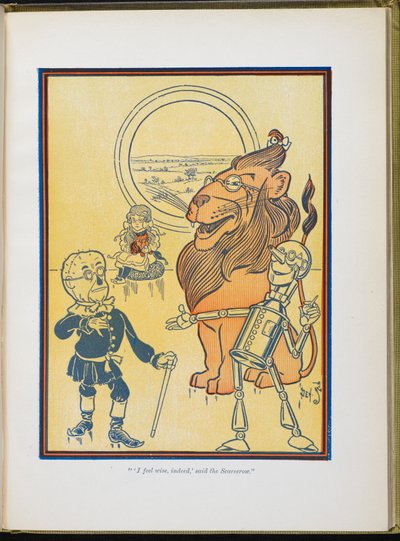 I feel wise, indeed said the scarecrow by William Wallace Denslow