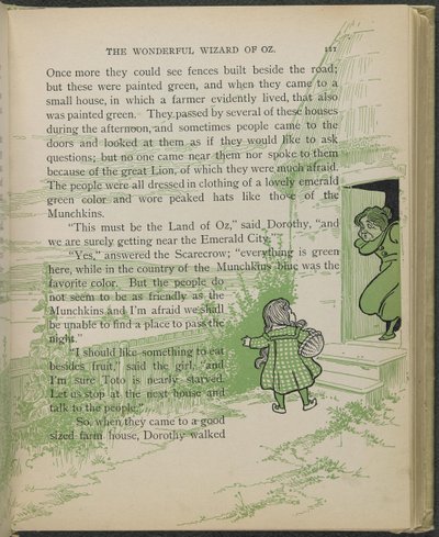 Illustration from "The Wonderful Wizard of Oz" by William Wallace Denslow