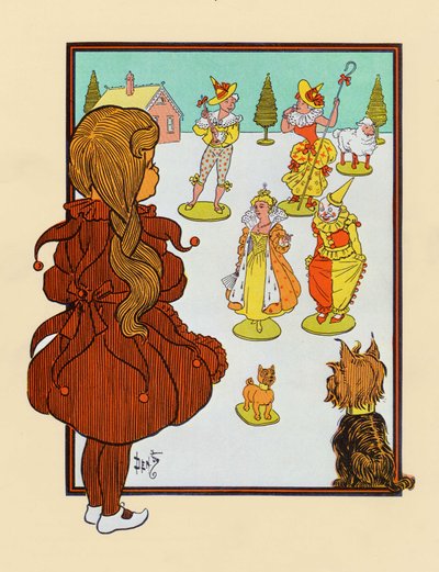 Illustration of "The Wizard of Oz" by Lyman Frank Baum by William Wallace Denslow by William Wallace Denslow